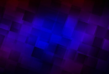 Dark Blue, Red vector texture in rectangular style.