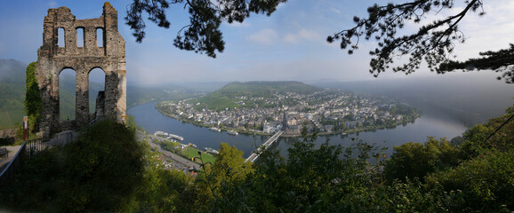 Traben-Trarbach + Ruine Grevenburg an der Mosel