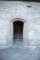 Fototapeta premium Entrance to Medieval Town Hall in Göttingen Germany