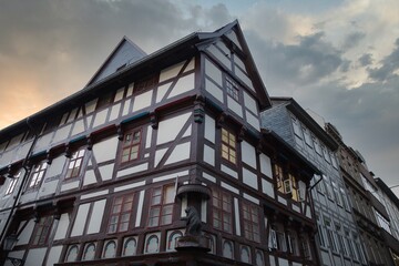 Wooden Old Town Residential Building Göttingen Germany