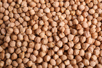 Close-up of raw chickpeas