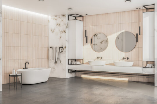 Luxury marble bathroom