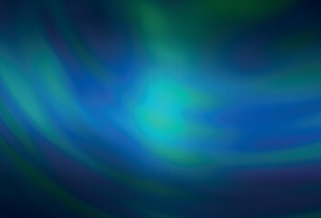 Light Blue, Green vector blurred shine abstract texture.