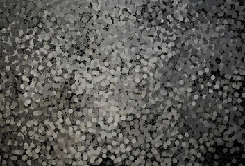 Dark Gray vector template with circles.