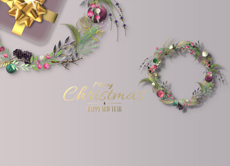 Elegant Christmas ornament