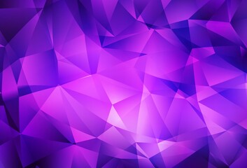 Obraz premium Light Purple, Pink vector polygonal template.