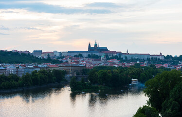 Fototapeta na wymiar Beautiful view of Prague, Czech Republic.