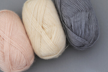 pastel tones soft wool yarn