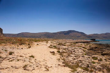 Beautiful seaview at the Gramvousa island.