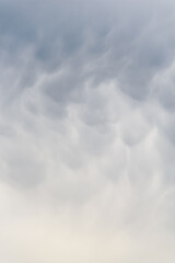 Luminous cloudscape as a beautifully textured nature background

