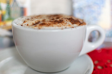 cup of cappuccino