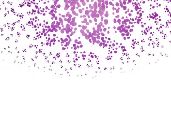 Fototapeta premium Light Purple vector pattern with curved circles.