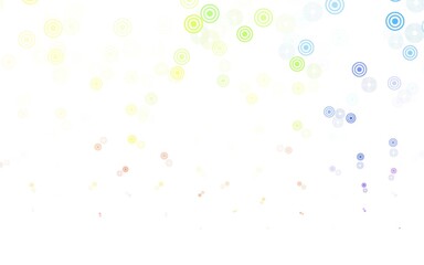 Light Orange vector backdrop with dots.