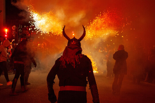Fiesta de los Demonios , Palma de Mallorca , Espa&ntilde;a