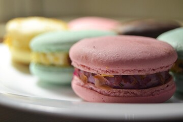 macaroons on a plate