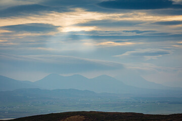 Donegal Mountains as seen from Horn Head Ireland