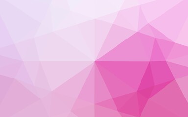 Obraz premium Light Pink, Blue vector low poly layout.