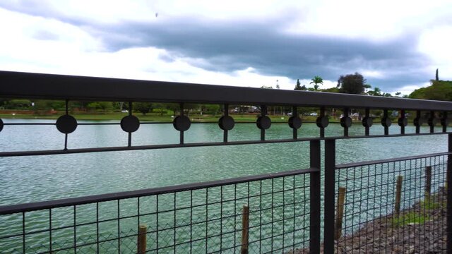view of the landscape at the lake shore
