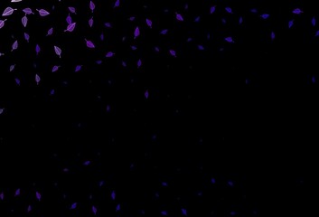 Dark Purple vector sketch backdrop.