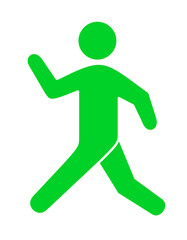 歩く人(緑)