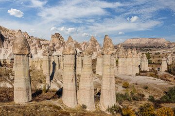 Beautiful landscapes of Cappadocia. Turkey