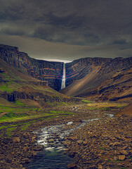 Waterfall in Iceland