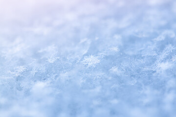 Obraz premium Close-up Of Snowflakes. Christmas background with snowflakes.