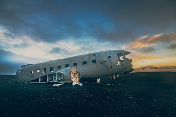 crashed plane