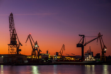 Obraz premium container cargo freight ship
