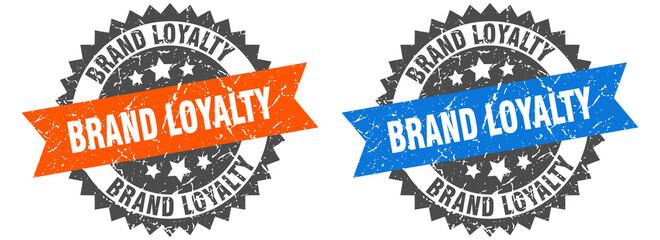 brand loyalty band sign. brand loyalty grunge stamp set