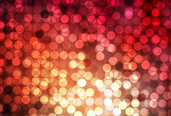 Dark Red vector template with circles.