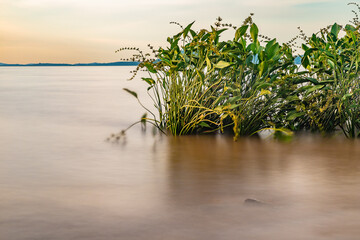 Guaiba lake in Itapua