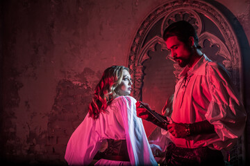 Naklejka premium Gothic. Characters