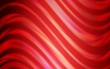 Light Red vector template with space stars. Shining illustration with sky stars on abstract template. Pattern for futuristic ad, booklets.