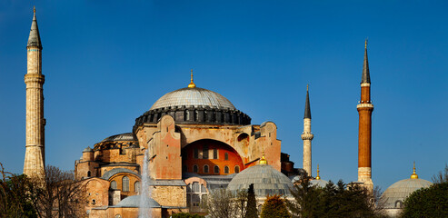 hagia sophia, Sultanahmed square. Istanbul, Turkey