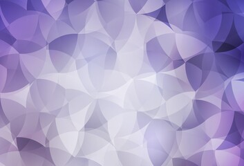 Light Purple vector low poly layout.