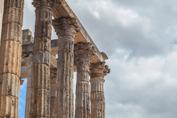Temple of Diana. Imperial Cult Temple in Merida, Spain