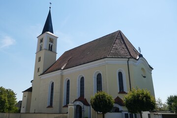 Fototapeta na wymiar Wallfahrtskirche Unsere Liebe Frau im Moos Kicklingen