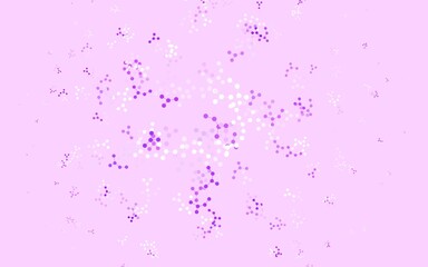 Light Purple vector pattern with artificial intelligence network.