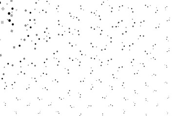 Light Silver, Gray vector texture in poly style with circles, cubes.