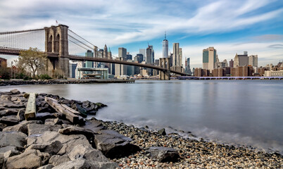 new york city skyline manhattan panorama view