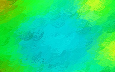 Light Green vector pattern with random polygonals.