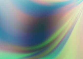 Obraz premium Light Blue, Green vector blurred and colored background.