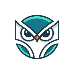 Obraz premium Owl logo design with modern concept Vector owl logo