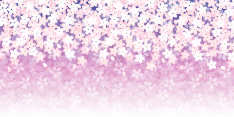 桜　和柄　年賀状　背景