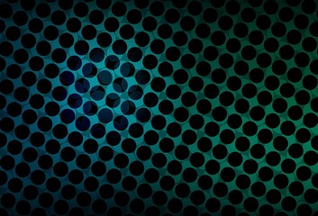 Dark Blue, Green vector backdrop with dots.