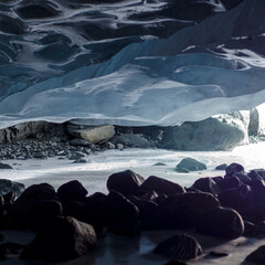 Fototapeta na wymiar Inside Alaskan ice cave