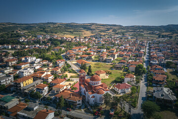 Fototapeta premium Lerissos village, Chalkidiki on Greece