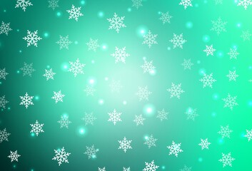 Light Green vector template in carnival style.