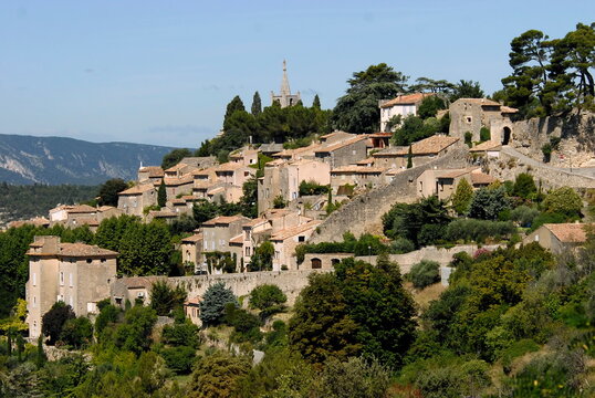 Ville de Bonnieux, département du Vaucluse, Luberon, France